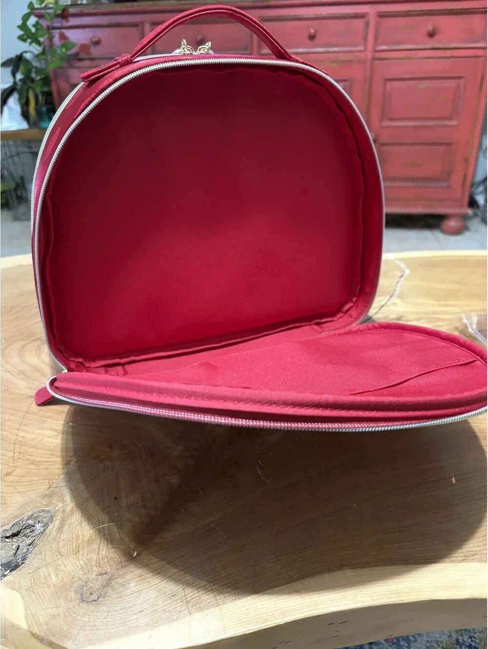 Estee Lauder  Makeup Train Case Bag Double Zipper with Handle~ New